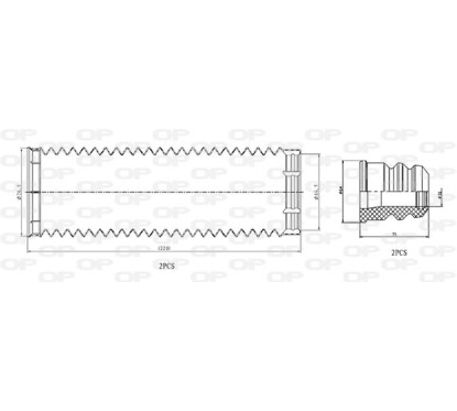 Kit Parapolvere Ammortizzatore DCK5047.04 - 80-DCK5047.04 - 80-DCK5047.04