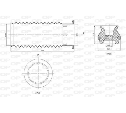Kit Parapolvere Ammortizzatore DCK5065.04 - 80-DCK5065.04 - 80-DCK5065.04