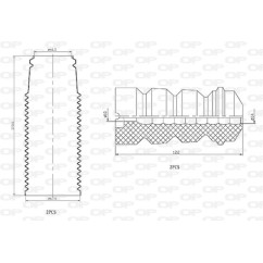 Kit Parapolvere Ammortizzatore DCK5069.04 - 80-DCK5069.04 - 80-DCK5069.04