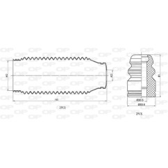 Kit Parapolvere Ammortizzatore DCK5091.04 - 80-DCK5091.04 - 80-DCK5091.04