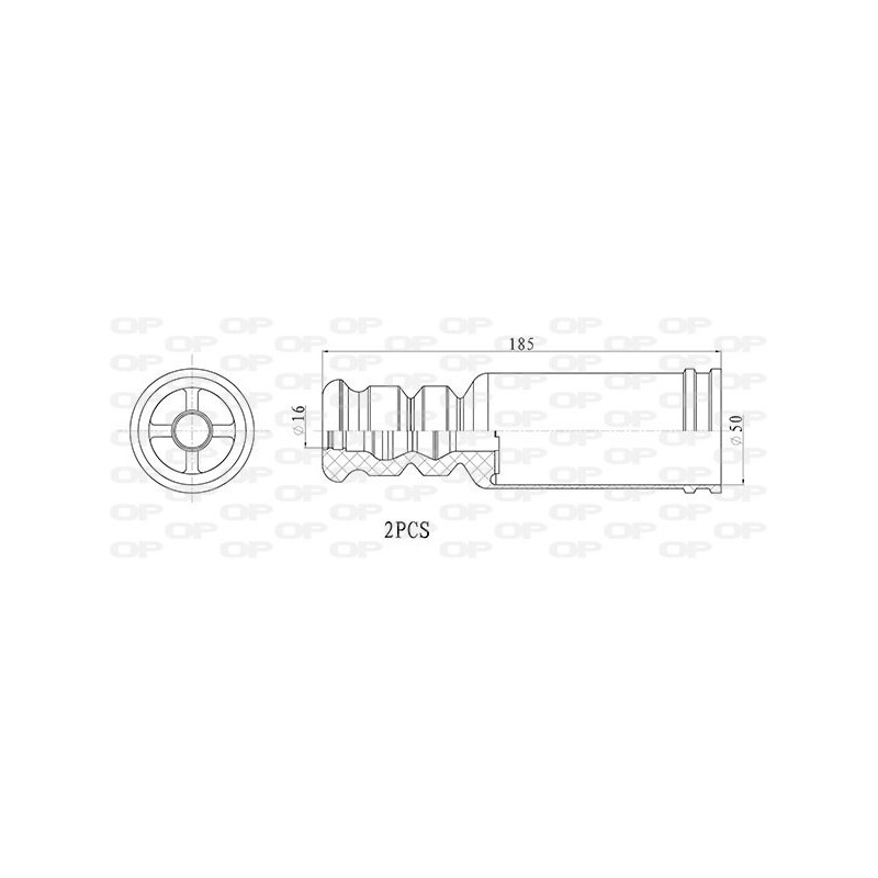 Kit Parapolvere Ammortizzatore DCK5102.02