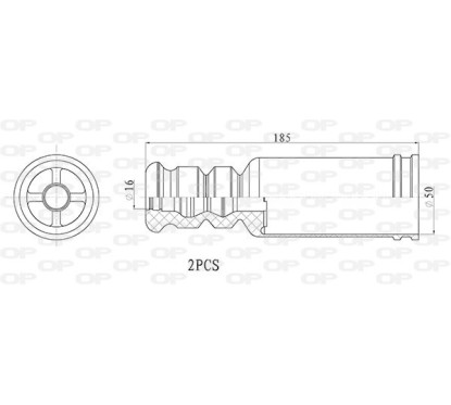 Kit Parapolvere Ammortizzatore DCK5102.02 - 80-DCK5102.02 - 80-DCK5102.02