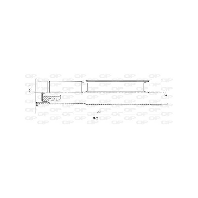 Kit Parapolvere Ammortizzatore DCK5107.02