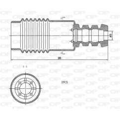 Kit Parapolvere Ammortizzatore DCK5109.02 - 80-DCK5109.02 - 80-DCK5109.02
