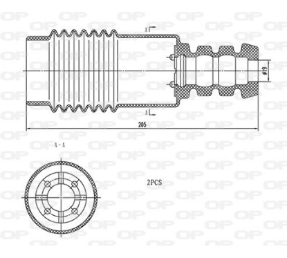 Kit Parapolvere Ammortizzatore DCK5109.02 - 80-DCK5109.02 - 80-DCK5109.02