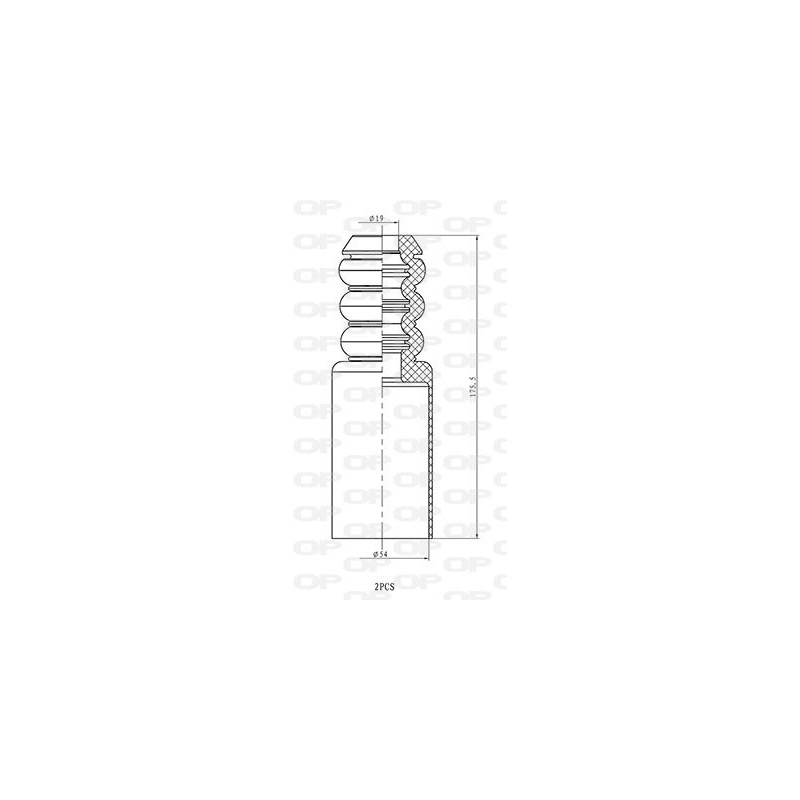Kit Parapolvere Ammortizzatore DCK5111.02