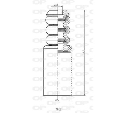 Kit Parapolvere Ammortizzatore DCK5111.02 - 80-DCK5111.02 - 80-DCK5111.02