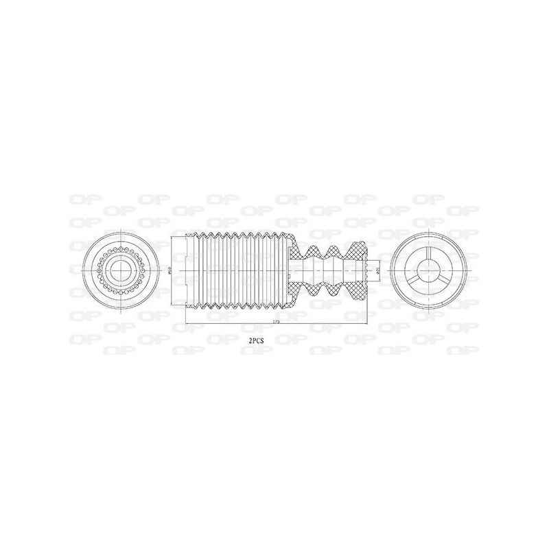 Kit Parapolvere Ammortizzatore DCK5112.02