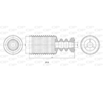 Kit Parapolvere Ammortizzatore DCK5112.02 - 80-DCK5112.02 - 80-DCK5112.02