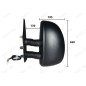 Retrovisore 30493 Braccio Lungo Ducato per Citroen Jumper (230), Jumper (244) e Fiat Ducato (230L) e altri modelli 337030493