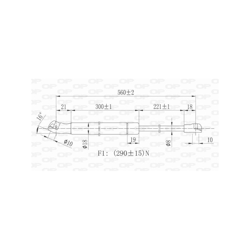 Molla A Gas Portellone posteriore destro/Sinistro per Seat Ibiza V (6J5) e Ibiza VI GSR6085.00