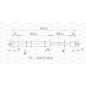 Molla A Gas Portellone posteriore destro/Sinistro per Ford Focus GSR6101.00