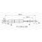 Molla A Gas Cofano anteriore sinistro per Volkswagen Polo GSR6468.10