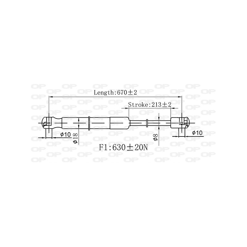 Molla A Gas Portellone posteriore destro/Sinistro per Citroen C4 Gran Picasso e C4 Picasso-Space Tourer GSR6535.00