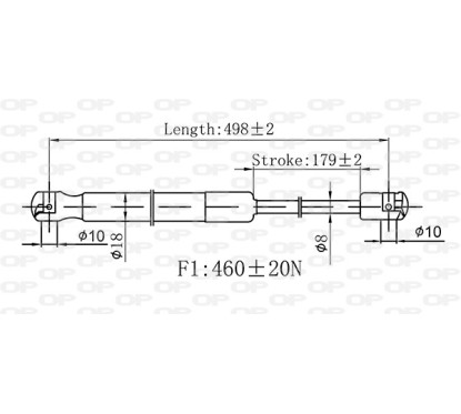 Molla A Gas Portellone posteriore destro/Sinistro per Jeep Renegade GSR6579.00