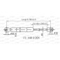 Molla A Gas Portellone posteriore destro/Sinistro per Skoda Octavia GSR6582.00