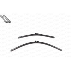 Coppia Spazzole Twin Perfect 26''-18''/660-457MM per Alfa Romeo Giulia, Stelvio e Audi A1 (8X1) e altri modelli WBT9002.00 -