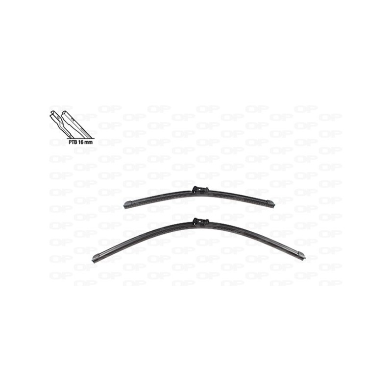 Coppia Spazzole Twin Perfect 26''-18''/660-457MM per Alfa Romeo Giulia, Stelvio e Audi A1 (8X1) e altri modelli WBT9002.00