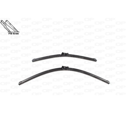Coppia Spazzole Twin Perfect 26''-18''/660-457MM per Alfa Romeo Giulia, Stelvio e Audi A1 (8X1) e altri modelli WBT9002.00 -