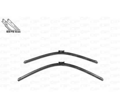 Coppia Spazzole Twin Perfect per Citroen Jumper (9**), Fiat Ducato (250) e Ducato (9**) e altri modelli WBT9003.00 -