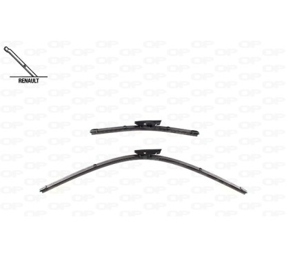 Coppia Spazzole Twin Perfect 26''-13''/660-330MM per Renault Captur e Clio WBT9005.00 - 80-WBT9005.00 - 80-WBT9005.00