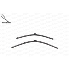 Coppia Spazzole Twin Perfect per Mercedes Cla (X117/C117), Classe A (W176) e Classe A (W177) e altri modelli WBT9006.00 -