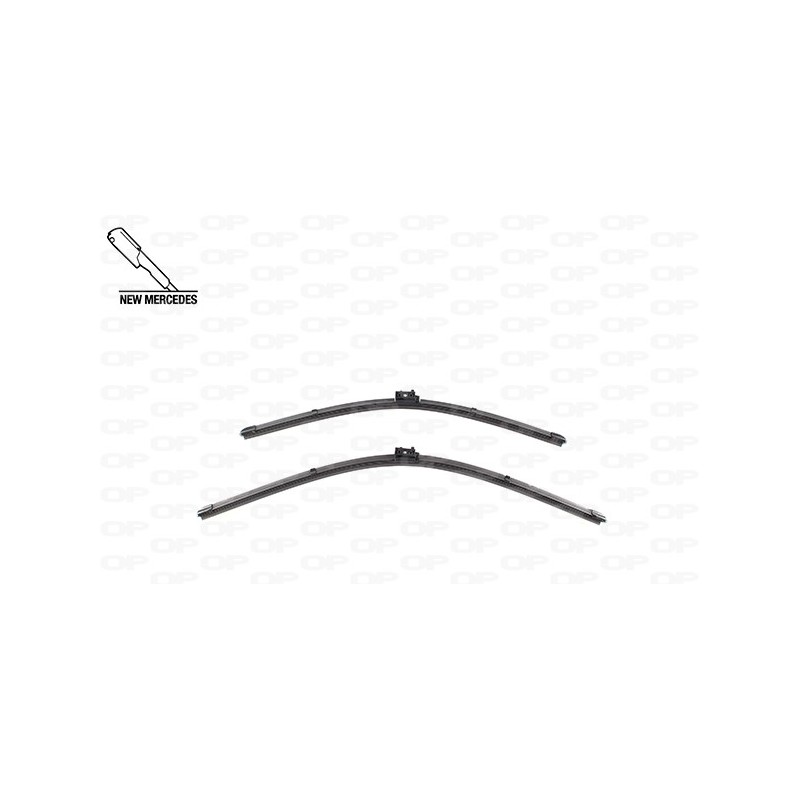 Coppia Spazzole Twin Perfect per Mercedes Cla (X117/C117), Classe A (W176) e Classe A (W177) e altri modelli WBT9006.00