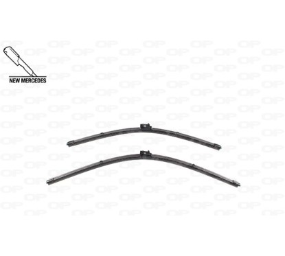 Coppia Spazzole Twin Perfect per Mercedes Cla (X117/C117), Classe A (W176) e Classe A (W177) e altri modelli WBT9006.00 -