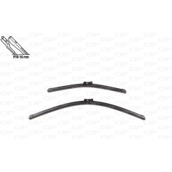 Coppia Spazzole Twin Perfect 24''-16''/609-406MM per Audi A1 (8X1), Seat Mii (Kf1_) e Toledo IV (KG3) e altri modelli