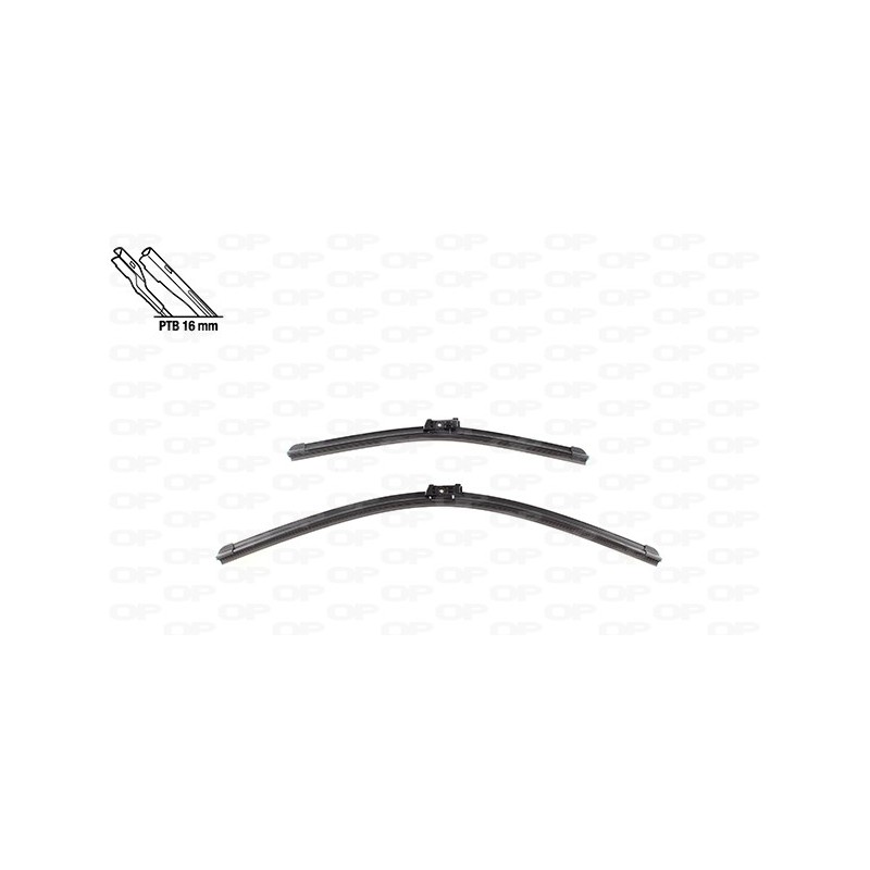 Coppia Spazzole Twin Perfect 24''-16''/609-406MM per Audi A1 (8X1), Seat Mii (Kf1_) e Toledo IV (KG3) e altri modelli WBT9008.00