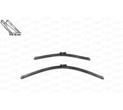 Coppia Spazzole Twin Perfect 24''-16''/609-406MM per Audi A1 (8X1), Seat Mii (Kf1_) e Toledo IV (KG3) e altri modelli