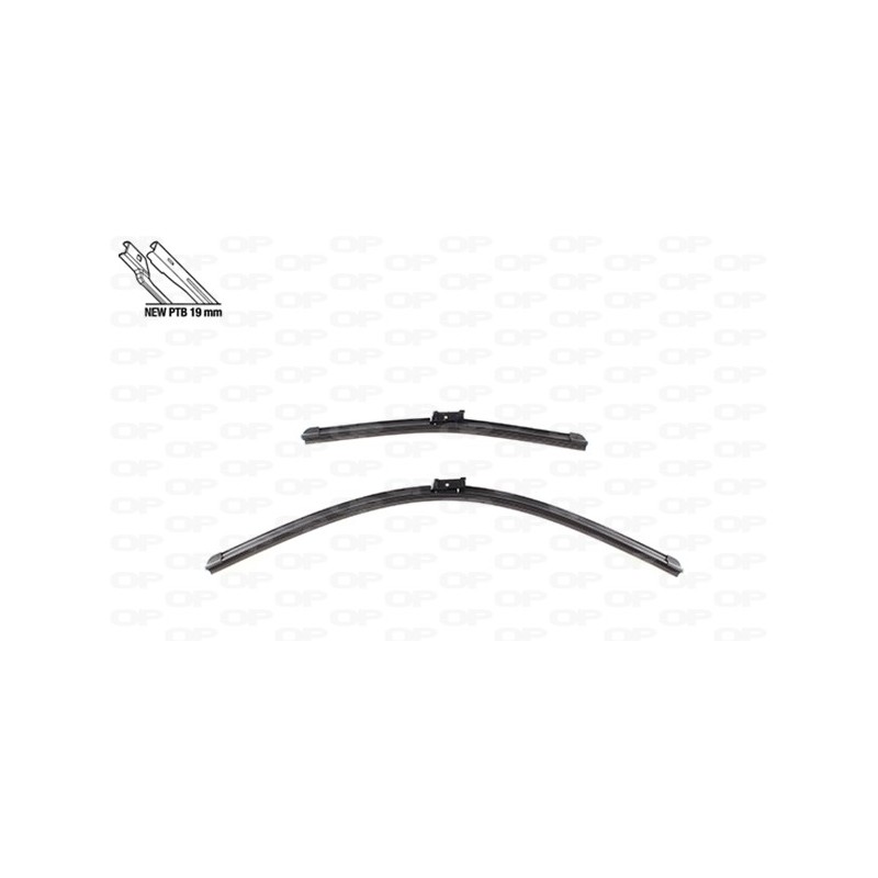 Coppia Spazzole Twin Perfect 26''-15''/660-381MM per Fiat 500L (330) e 500L (Trekking) WBT9013.00