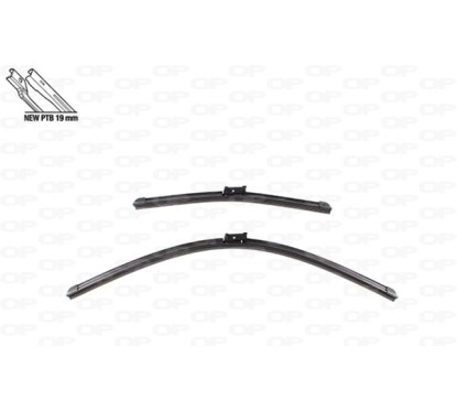 Coppia Spazzole Twin Perfect 26''-15''/660-381MM per Fiat 500L (330) e 500L (Trekking) WBT9013.00 - 80-WBT9013.00 -