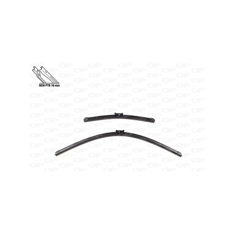 Coppia Spazzole Twin Perfect 26''-14''/660-355MM per Fiat 500X (334) e 500X (Cross/Trekking) WBT9017.00