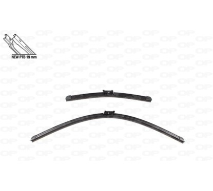 Coppia Spazzole Twin Perfect 26''-14''/660-355MM per Fiat 500X (334) e 500X (Cross/Trekking) WBT9017.00 - 80-WBT9017.00 -