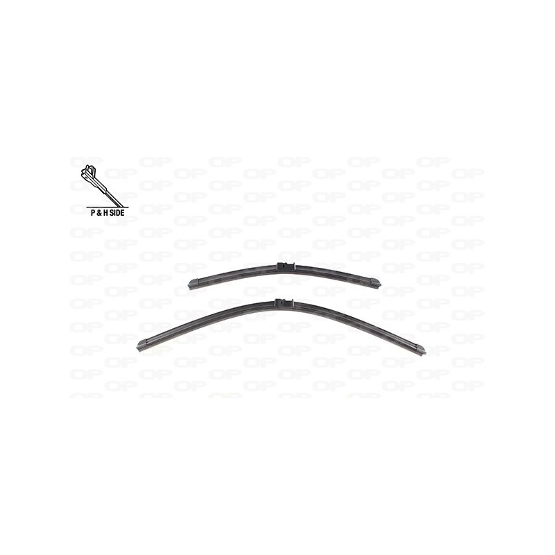 Coppia Spazzole Twin Perfect 26''-17''/660-431MM per Ford Focus e Peugeot 207 WBT9025.00