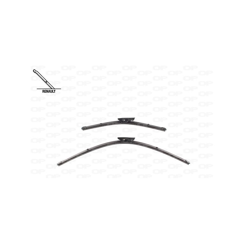 Coppia Spazzole Twin Perfect 26''-16''/660-406MM per Citroen C3 e Renault Laguna III WBT9026.00