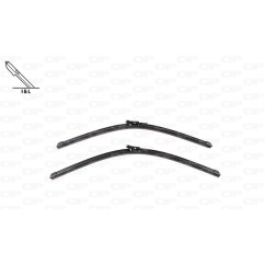 Coppia Spazzole Twin Perfect 24''-22''/609-558MM per Smart Fortwo WBT9029.00 - 80-WBT9029.00 - 80-WBT9029.00