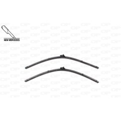 Coppia Spazzole Twin Perfect 22''-22''/558-558MM per Mercedes Classe C (W205/S205) e Glc (X253) WBT9037.00 - 80-WBT9037.00 -