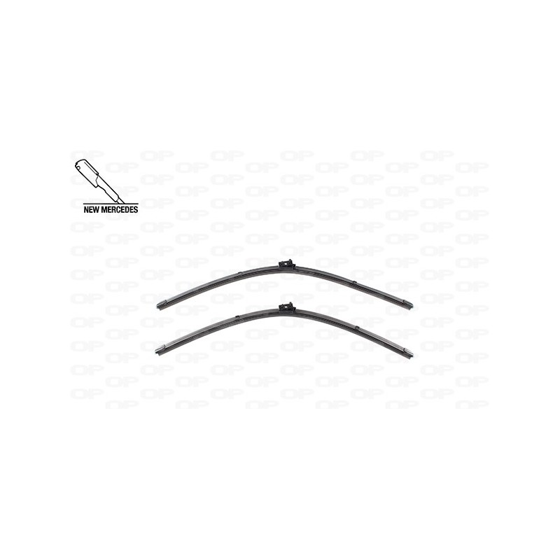 Coppia Spazzole Twin Perfect 22''-22''/558-558MM per Mercedes Classe C (W205/S205) e Glc (X253) WBT9037.00