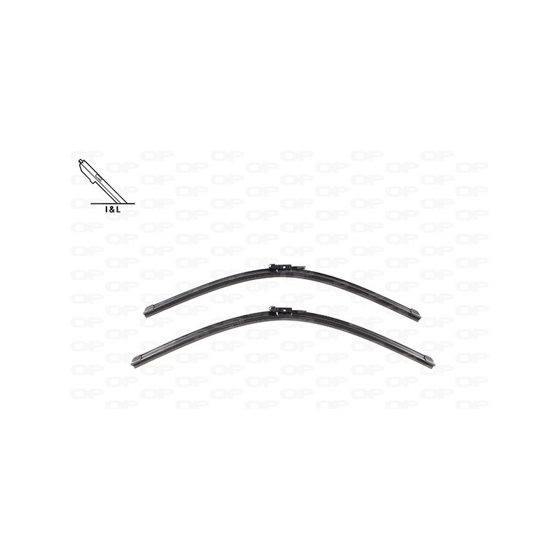 Coppia Spazzole Twin Perfect per Audi Q7, Mercedes Sprinter (906) e Sprinter (907) e altri modelli WBT9043.00