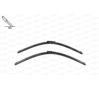 Coppia Spazzole Twin Perfect per Audi Q7, Mercedes Sprinter (906) e Sprinter (907) e altri modelli WBT9043.00 -