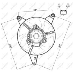 Ventola Radiatore Autobianchi 47498 - 32-47498 - 32-47498