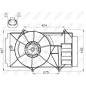 Ventola Radiatore Toyota 47525