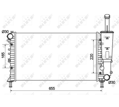 Radiatore Fiat 53124