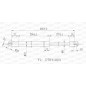Molla A Gas Portellone posteriore destro/Sinistro per Volkswagen Touran GSR6111.00