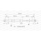 Molla A Gas Portellone posteriore destro/Sinistro per Peugeot 308 e Ssangyong (Kgm) Kyron GSR6142.00