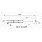 Molla A Gas Baule anteriore destro/Sinistro per Ford Transit, Mercedes Citan (W415) e Renault Kangoo e altri modelli GSR6474.00