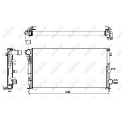 Radiatore Fiat 58185 - 32-58185 - 32-58185
