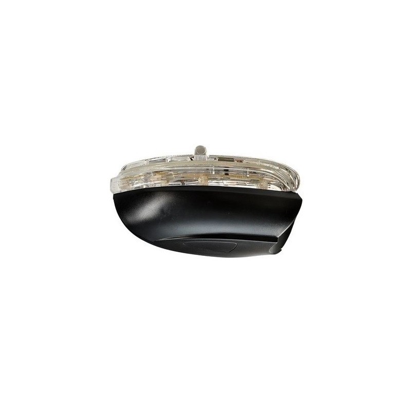 Calotta destro (Nera) (Inferiore) C/Fanale+L.cortesia per Volkswagen Golf (VI), Golf (VI) Gti-Gtd e Touran 333016